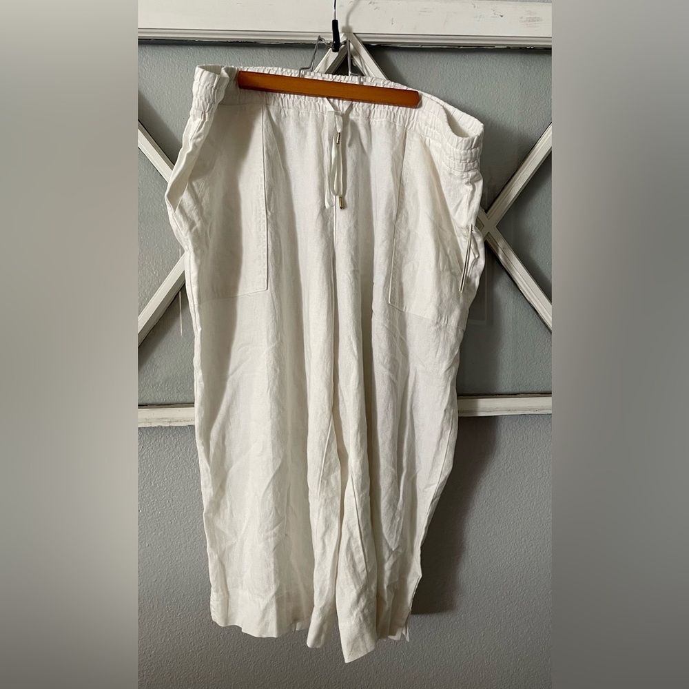 White Linen Pants